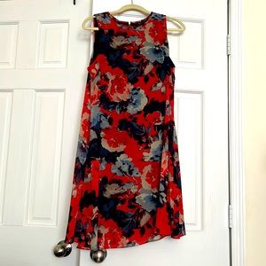 3/$15 Just… Taylor Red and Navy Dress